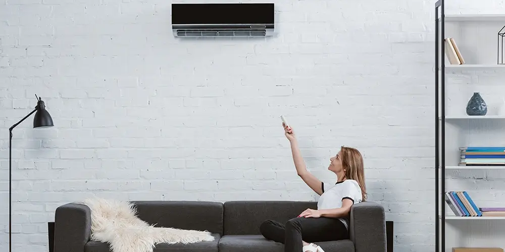 Controlling a wall air conditioner via remote